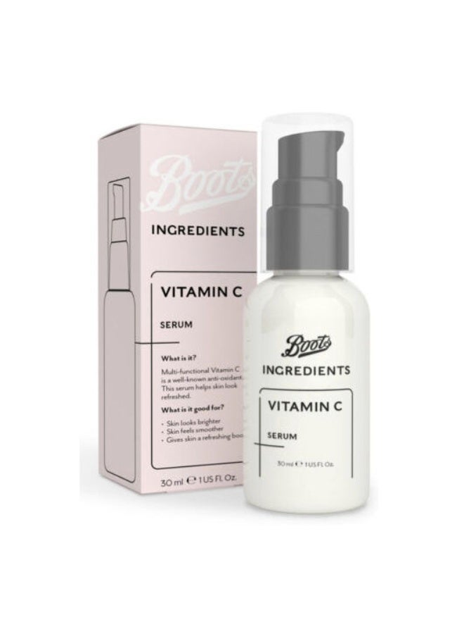 بوتس سيروم Ingredients بفيتامين C من بوتس 30 مل - Image 1